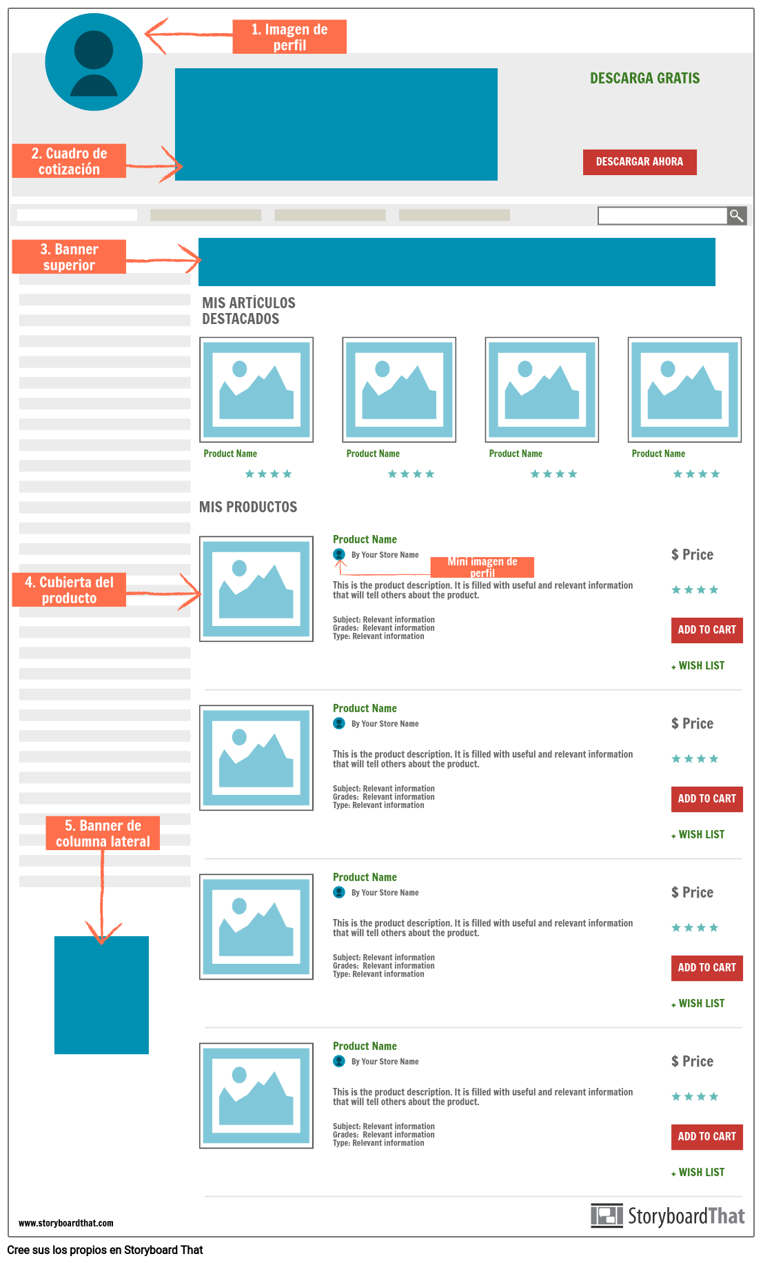 tpt-store-wireframe-storyboard-par-es-examples