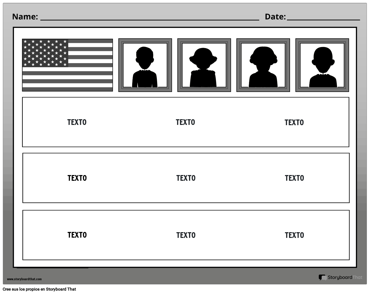 Usp Horizontal Bw 2 Storyboard Por Es Examples 2412