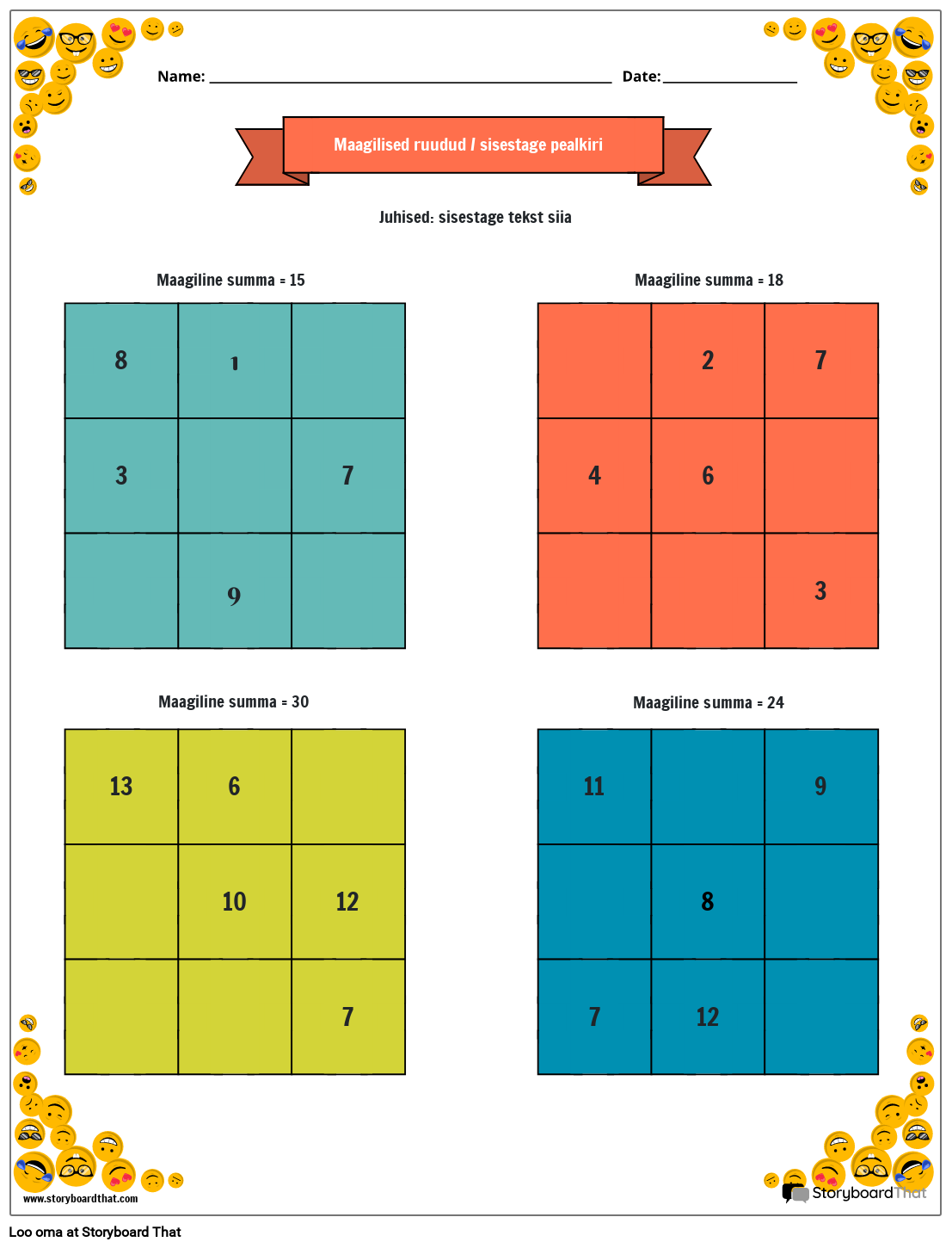 3x3-magic-squares-t-leht-naerun-o-risega-storyboard