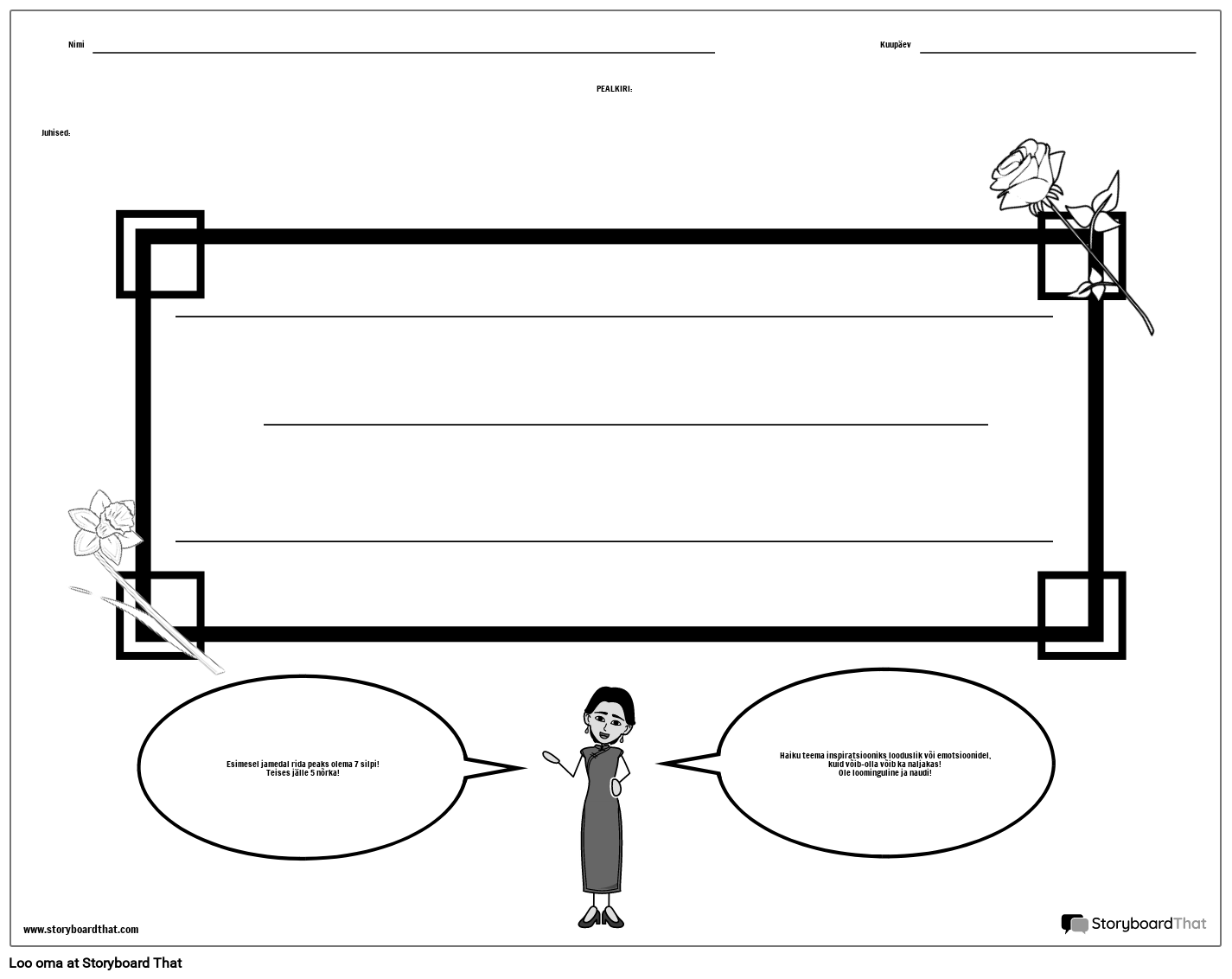 Haiku Storyboard por et-examples