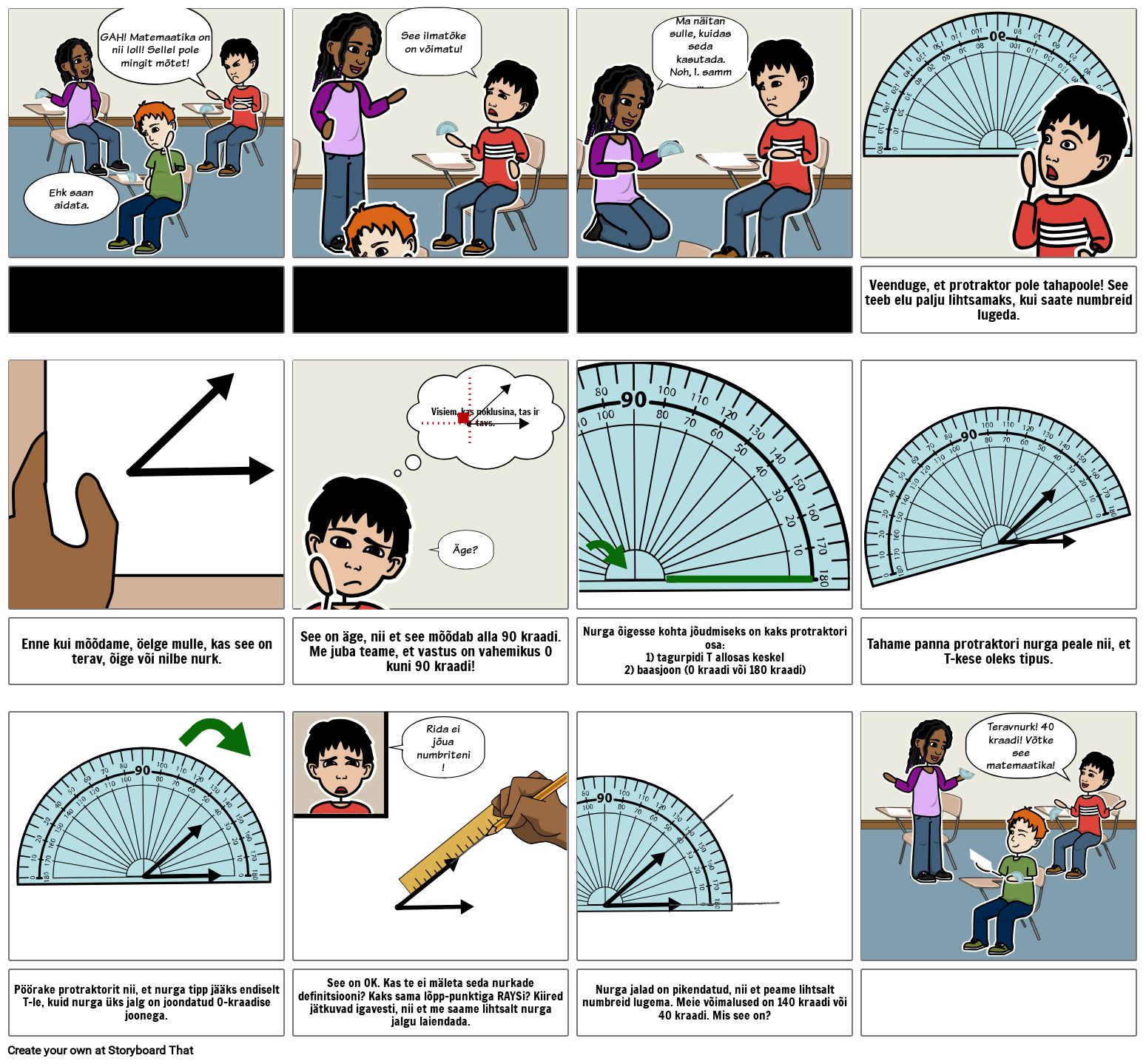 How to Use a Protractor Süžeeskeem Poolt et-examples