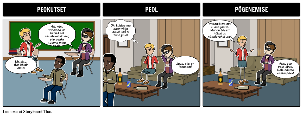 Peer Pressure Storyboard By Et Examples