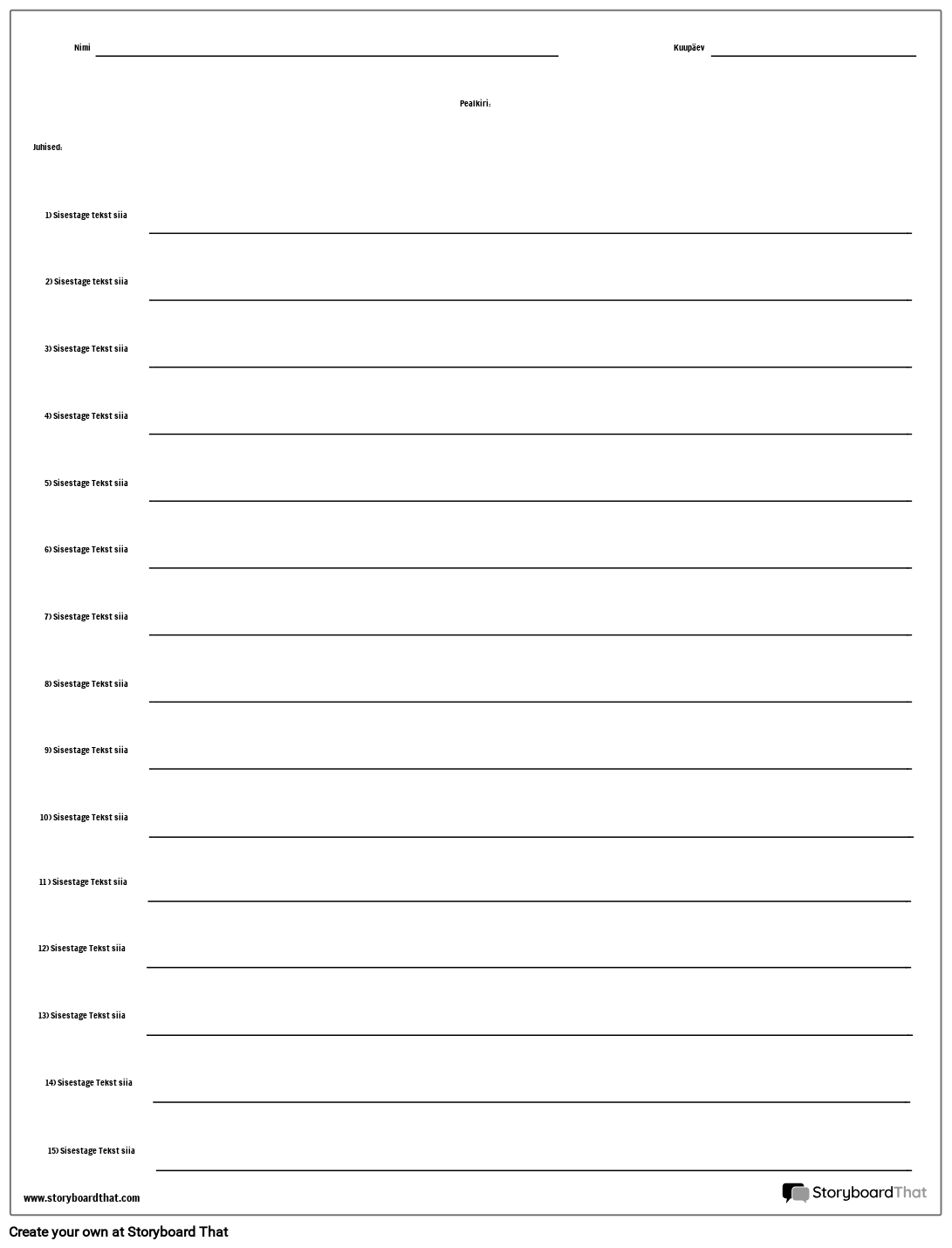 Sona Letters Example Sõna Määratlused القصة المصورة من قبل et-examples