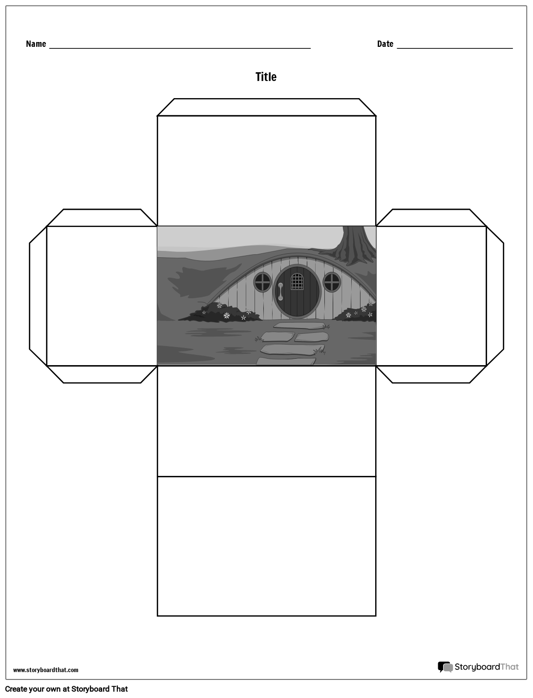 Story Cube Portrait Bw 1 Storyboard Por Et Examples 0710