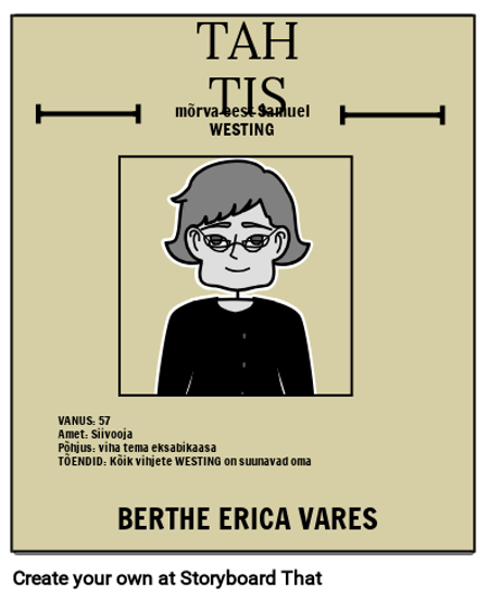 WESTING Mäng Wanted Plakat 2