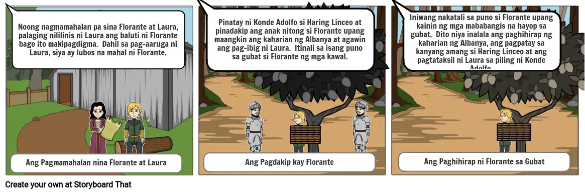 Ang Buod ng Buhay ni Florante - Filipino Minitask#2 4th Quarter Ethan Villa