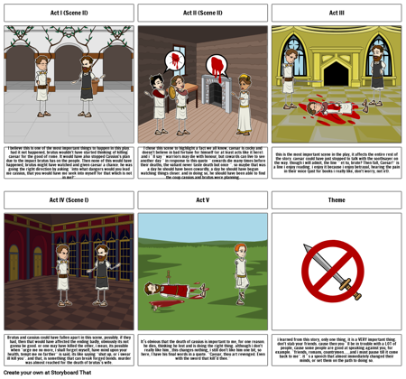 My Caesar Storyboard 