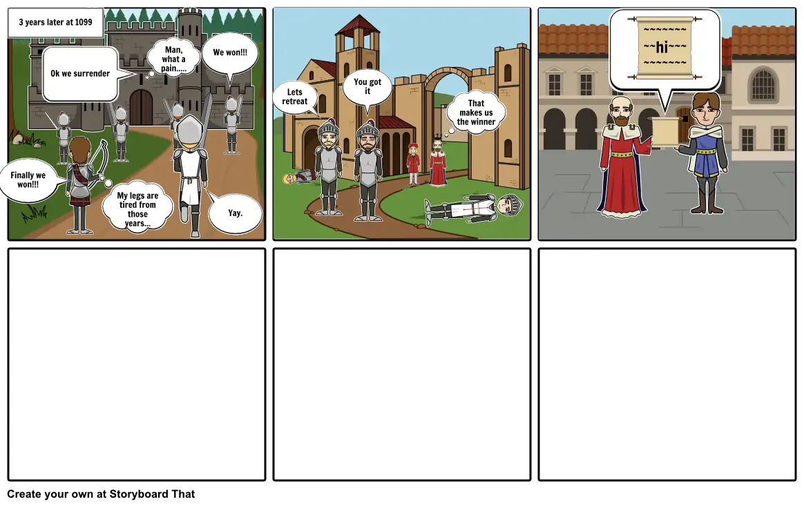 The Crusades Storyboard Part 1?
