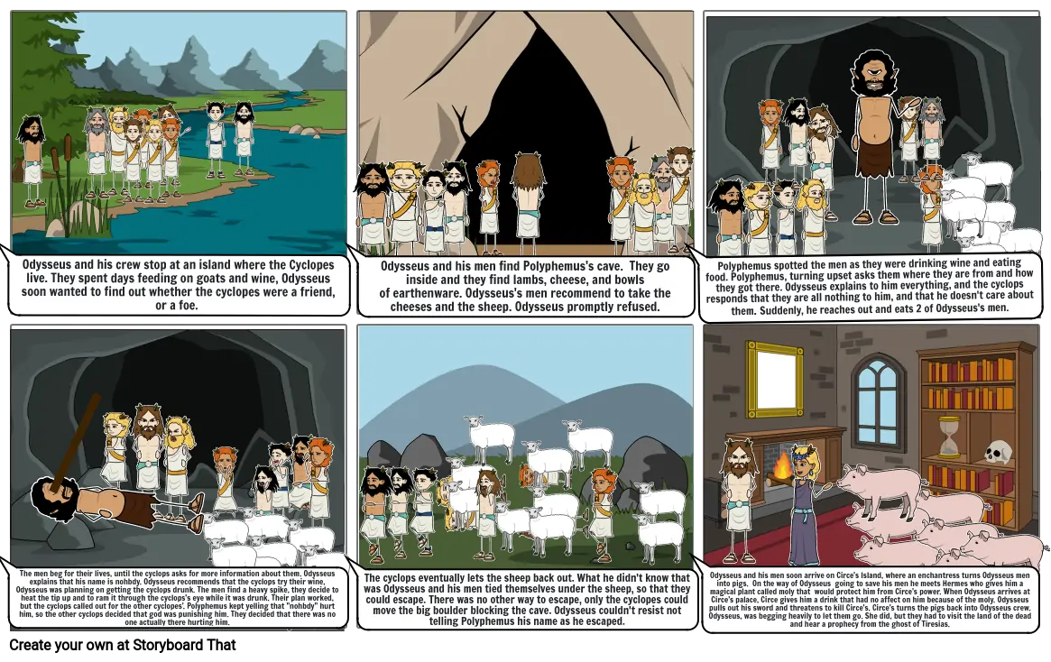 Glib Chumak&#39;s Odyssey Storyboard