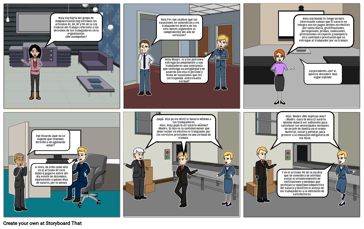 Días de trabajo Storyboard por f07b94f1