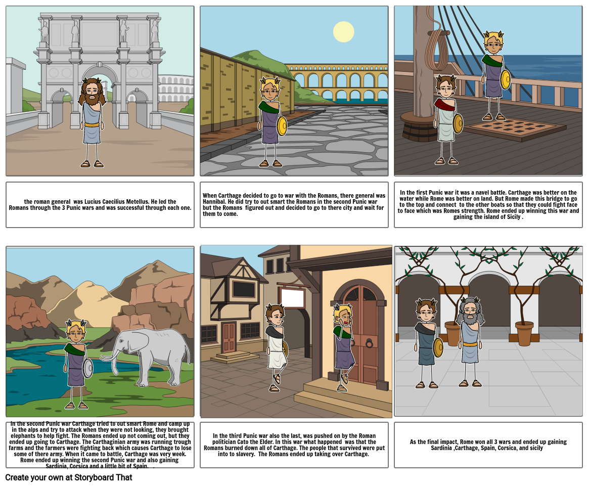 Punic Wars Storyboard By F0b05bcb