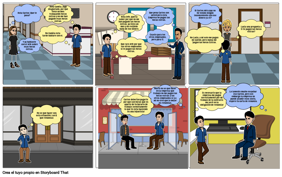 Acoso Laboral Storyboard By F0fdd0a7