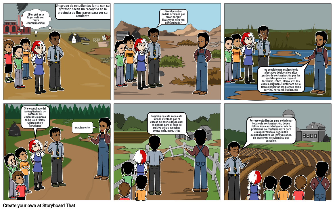 Impacto Ambiental En La Flora Storyboard Par F10fe58f