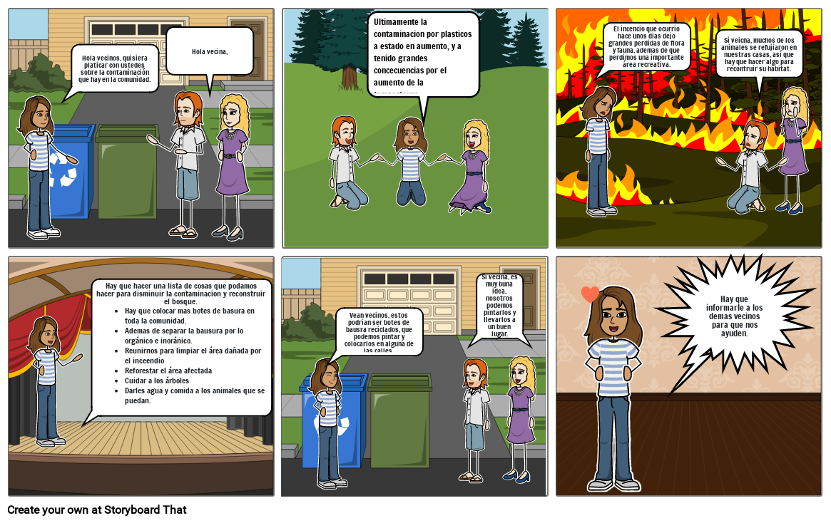 comic contaminacion Storyboard by f11fbb66