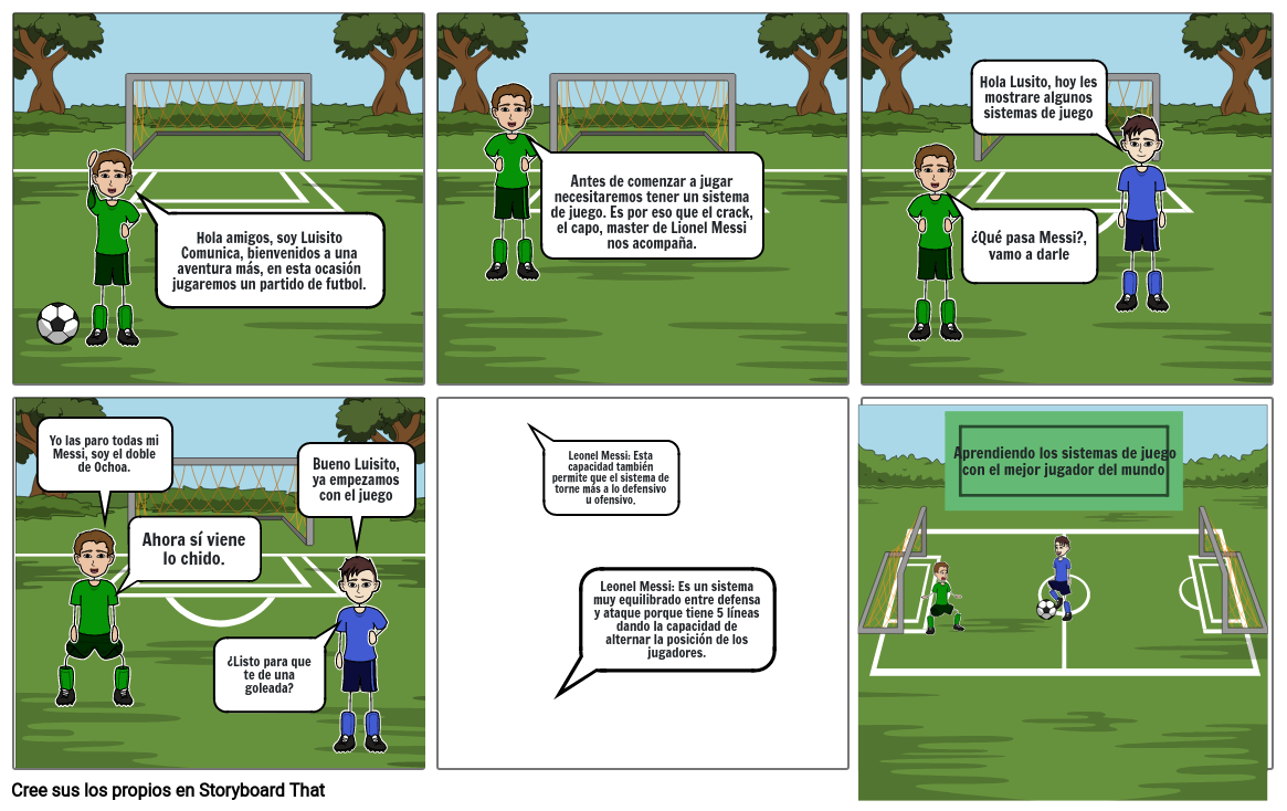 Historieta Fútbol Storyboard By F15f99df