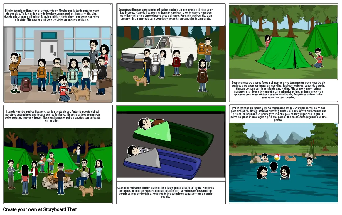 Spanish Project Storyboard by f1c03316