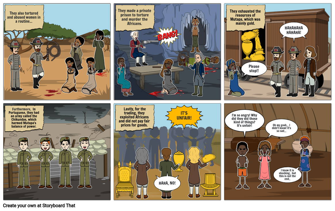 Mutapa Empire! Storyboard by f1d5f2eb