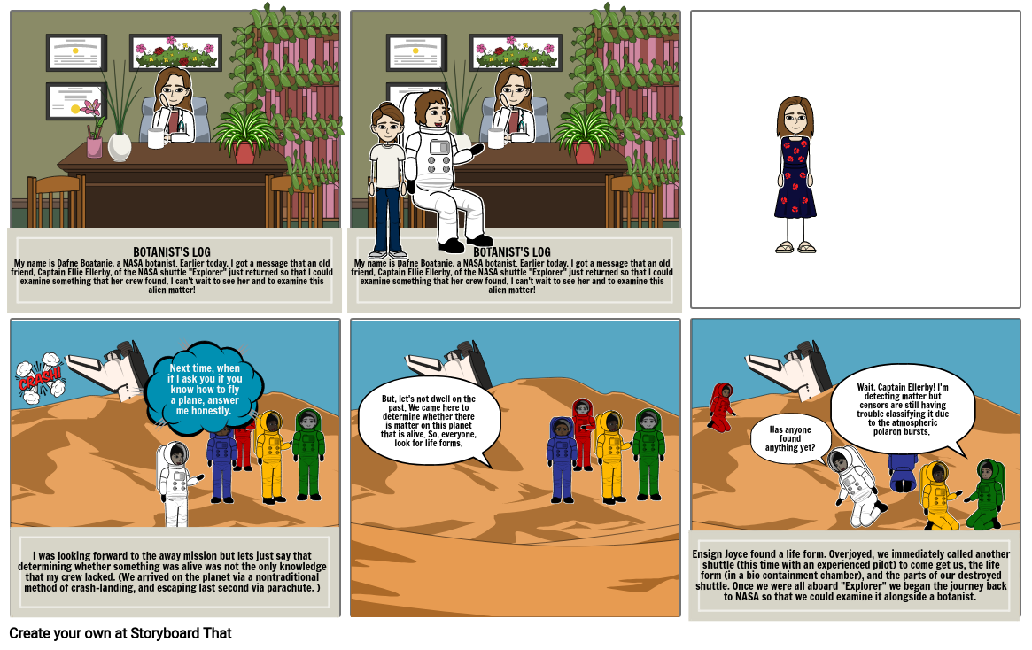 Science Class Storyboard Storyboard by f2b768e9
