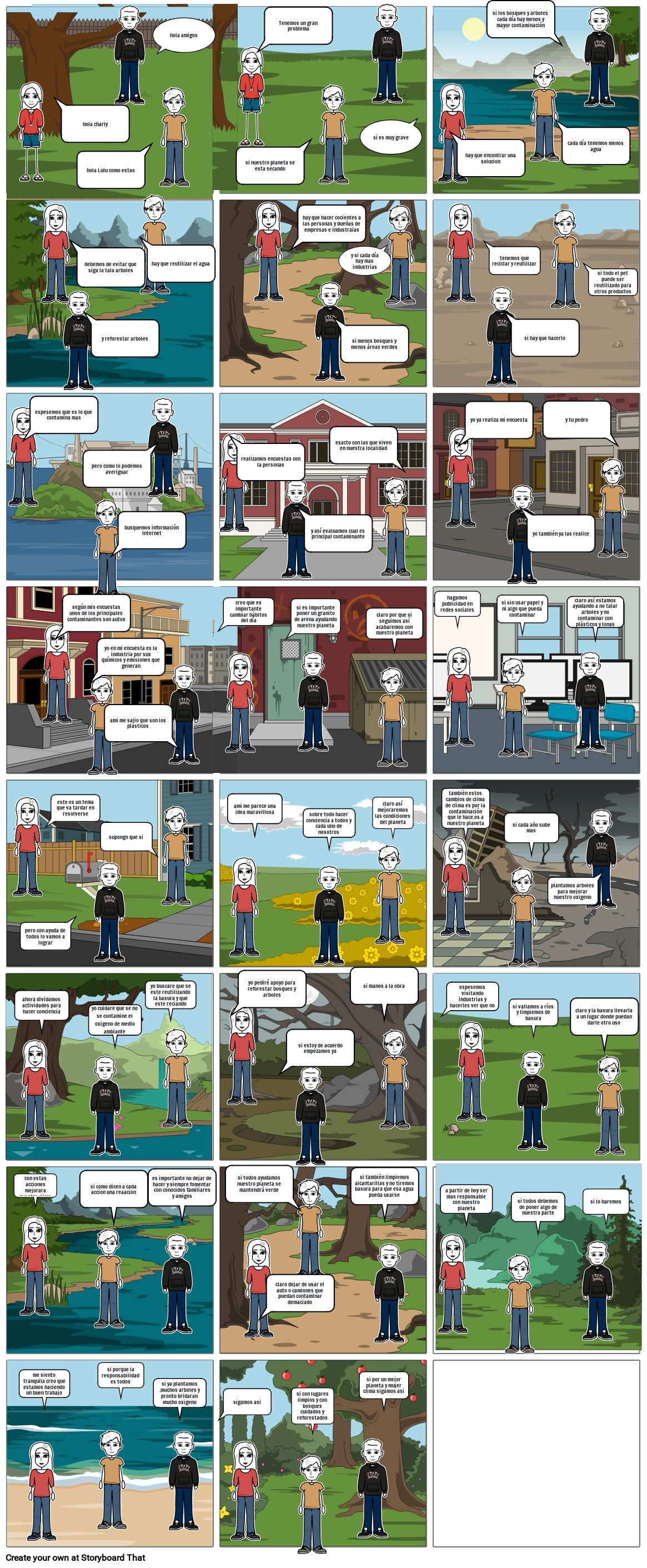 CAMBIO CLIMATICO Storyboard By F2c7ead2 CAMBIO CLIMATICO Storyboard By F2c7ead2