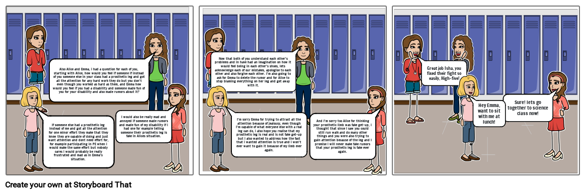 PDHPE storyboard assesment