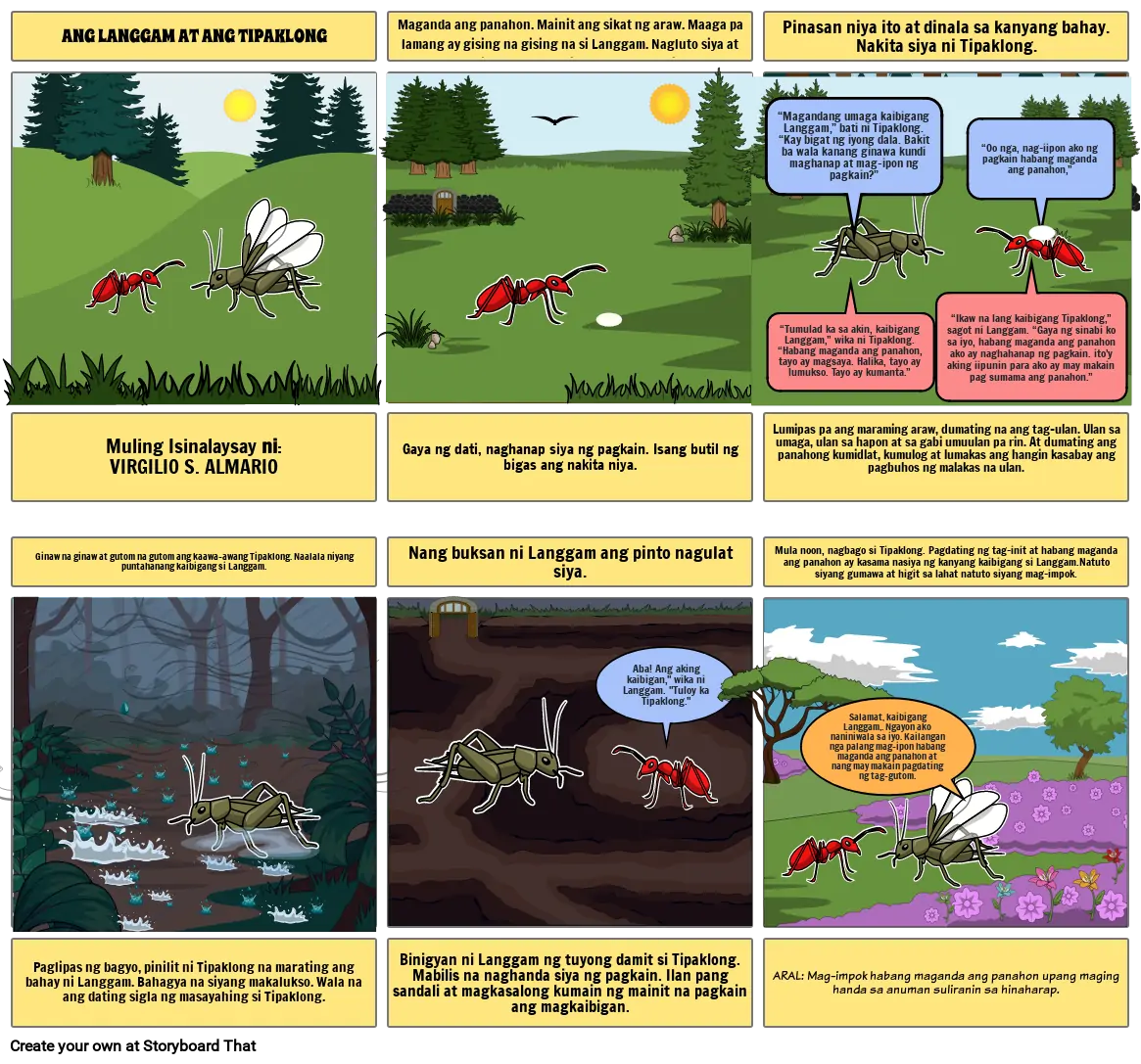 the ant and grasshoper