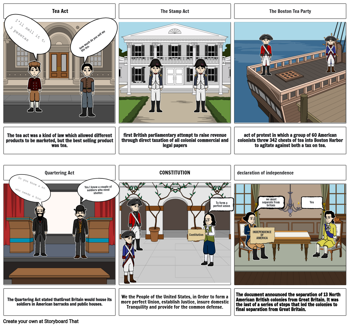 American Revolution Storyboard Por F353883d 2308