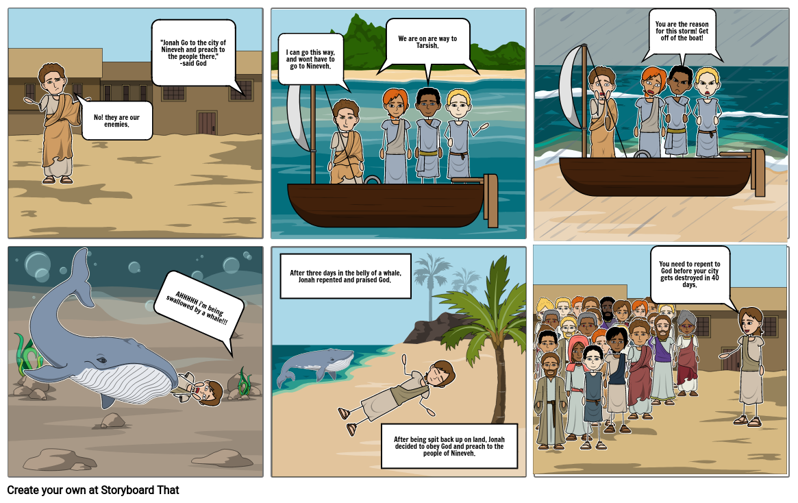 Jonah Storyboard by f3aca421
