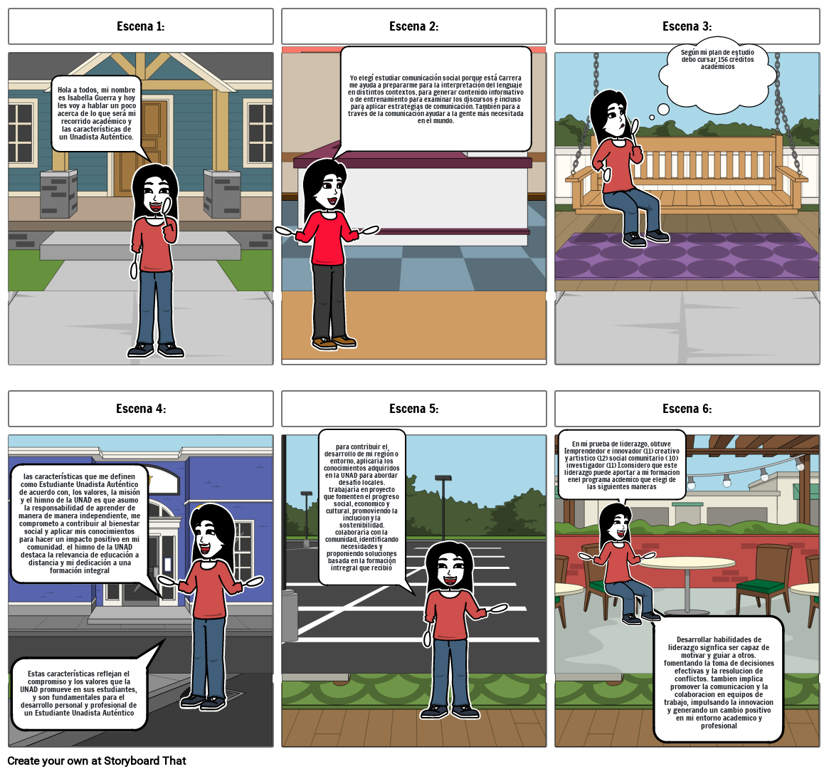 Storyboard unadista autentico Storyboard por f3c1a69d