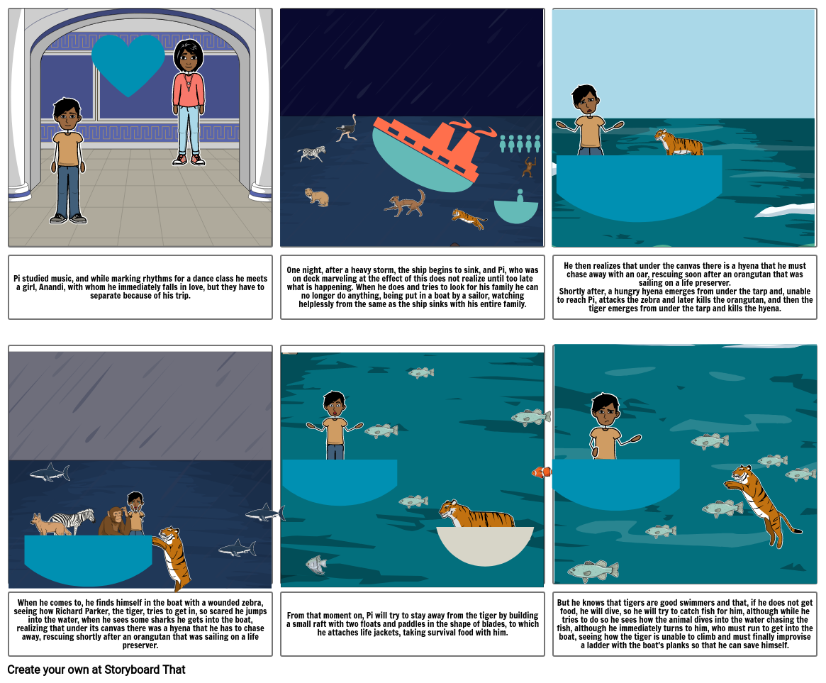 LIFE OF PI Storyboard by f3f3ea0a