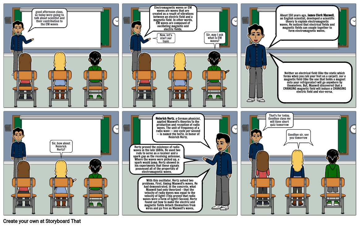 Scientist contribution comic strip Storyboard por f442662d