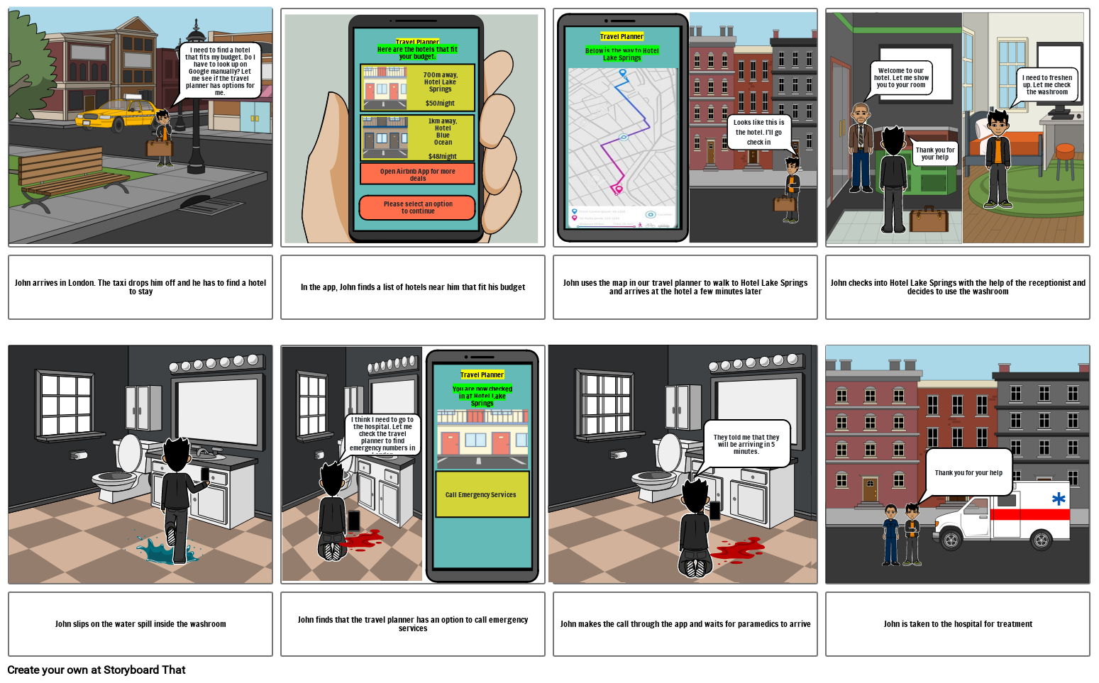 housing-and-safety-feature-of-travel-planner-storyboard