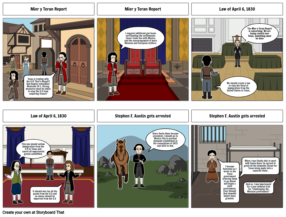 Road to the Revolution Comic Strip Storyboard by f470e61a