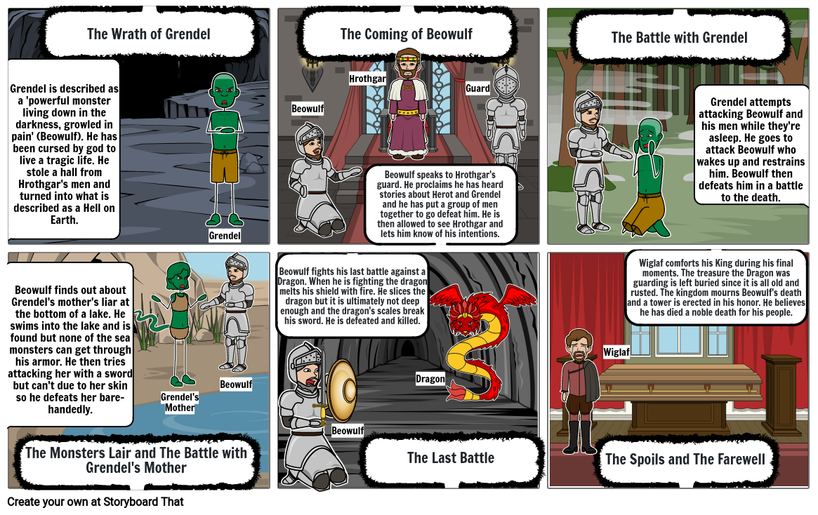 Beowulf Storyboard