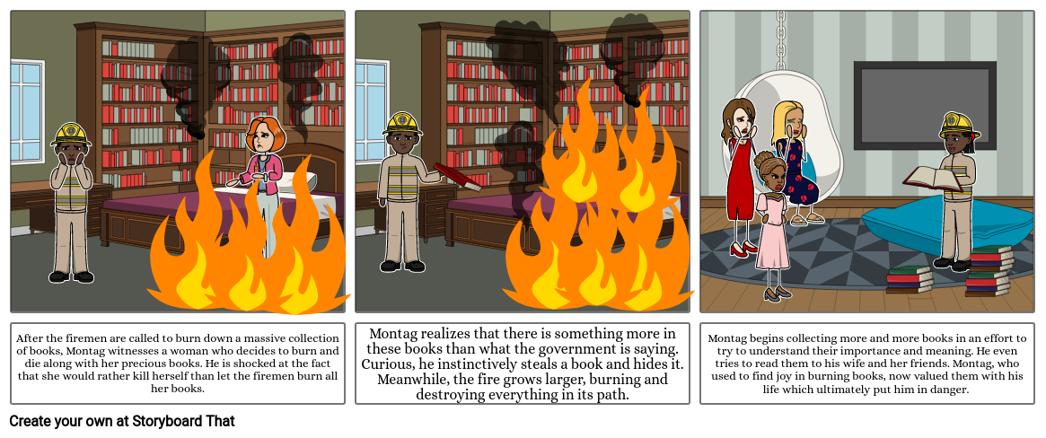 Fahrenheit 451 - Montag&#39;s Dynamic Character