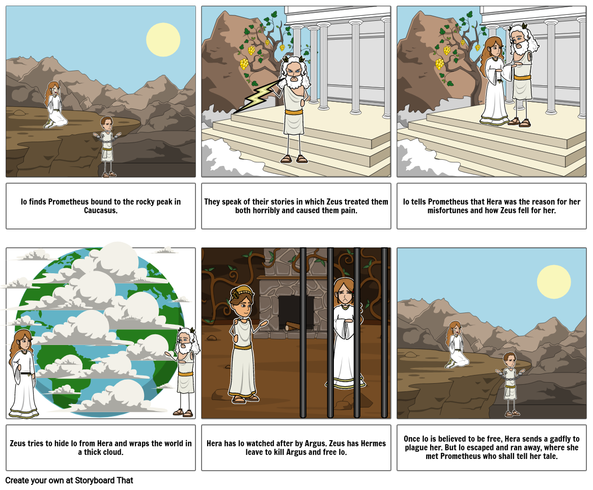 Mythology project Storyboard by f4b3e222