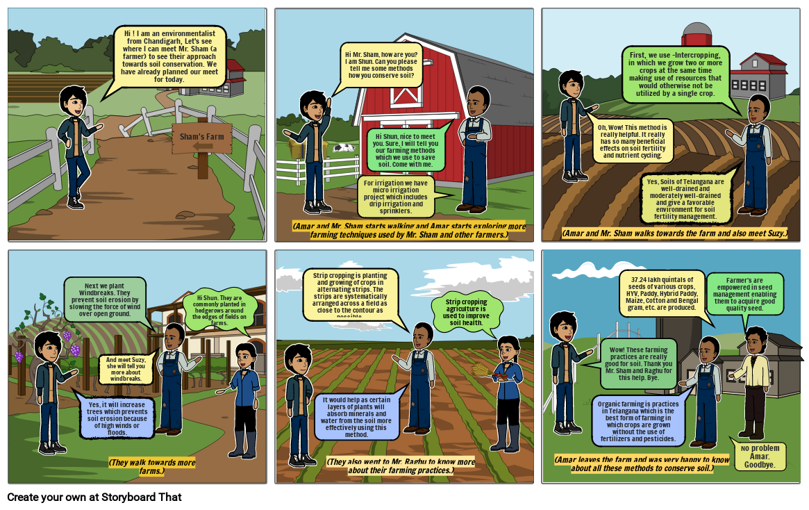 Soil Conservation Storyboard By F567fe8b