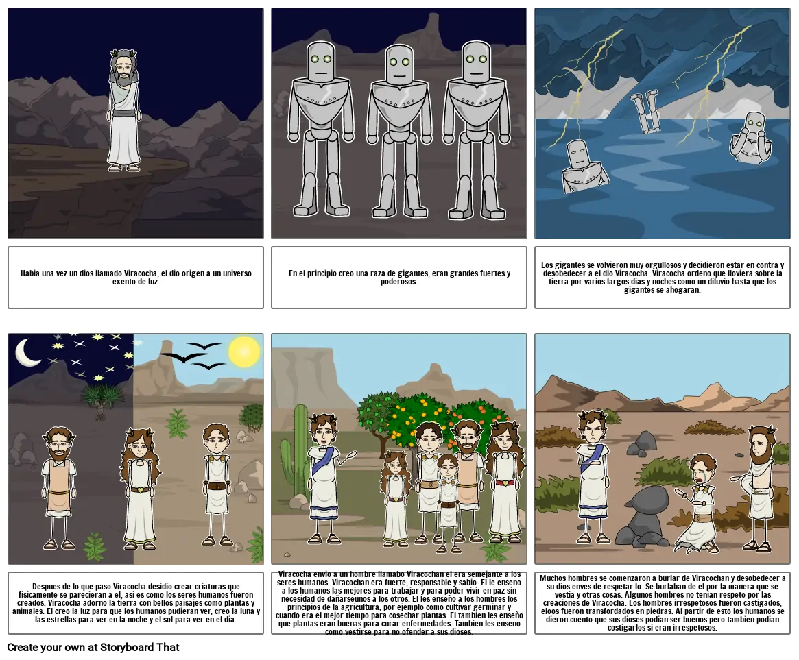 La creacion - Incas