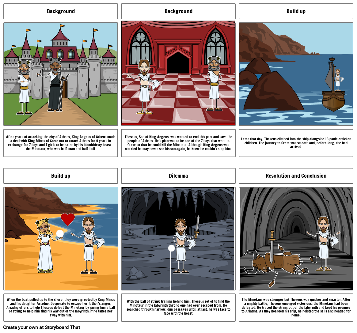 Theseus and the Minotaur Y5