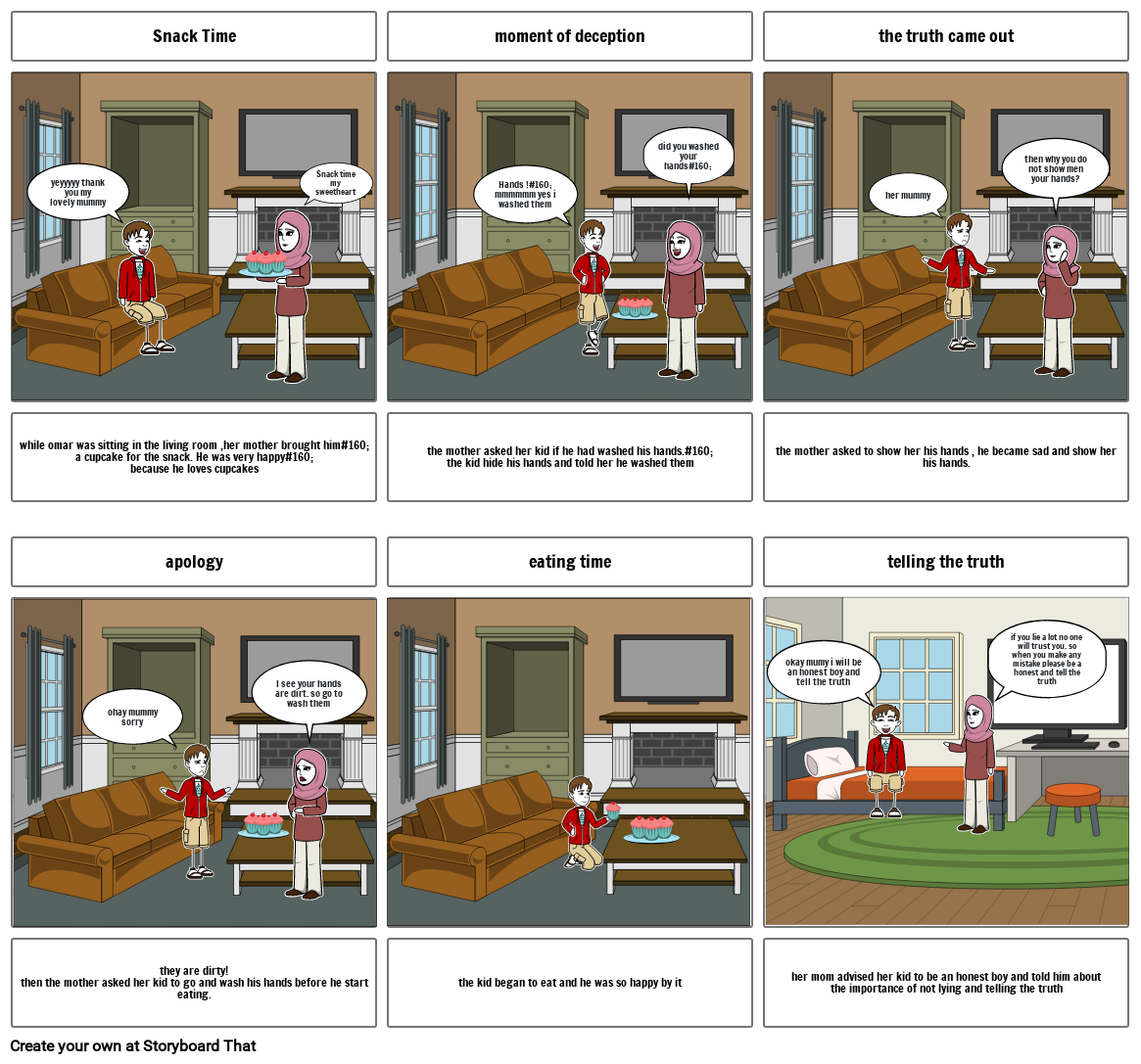 Moral Of Truth Storyboard by f62a7c7a