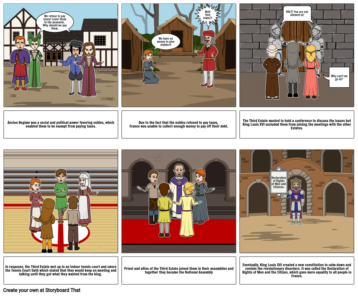 french revolution Storyboard by f62f3582