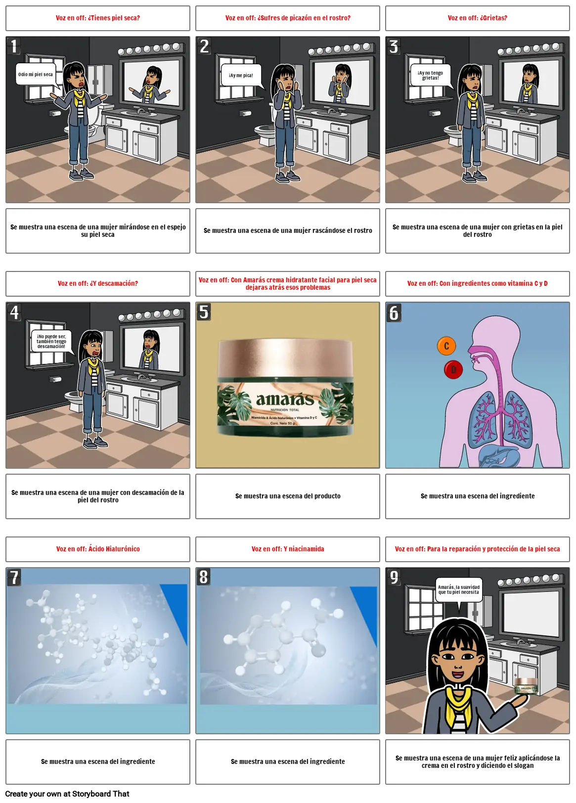 Storyboard Fundamentos de Publicidad