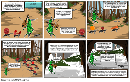 Ant and the Cricket Made by Darshil