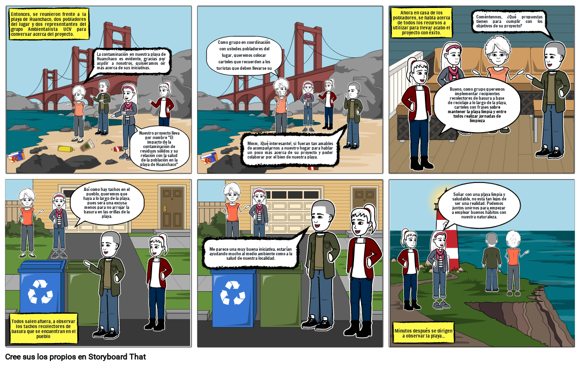 CONTAMINACION DE RESIDUOS Storyboard por f69cf242