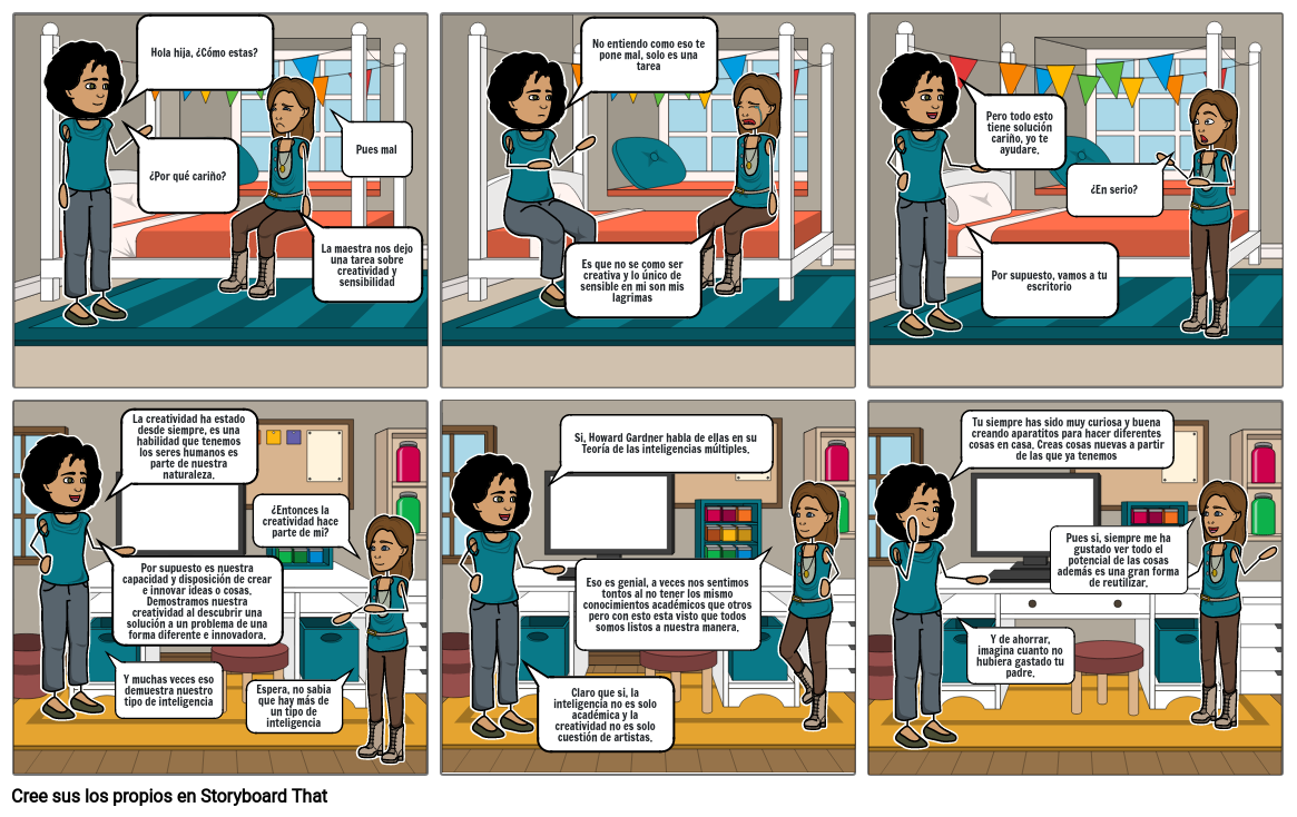 Creatividad Y Sensibilidad Storyboard Por F765425a