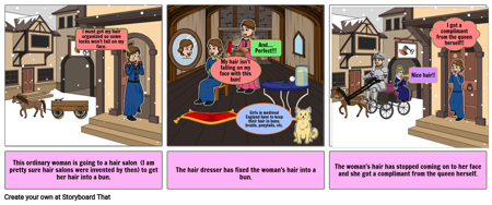 Medieval England hairstyles (for girls)