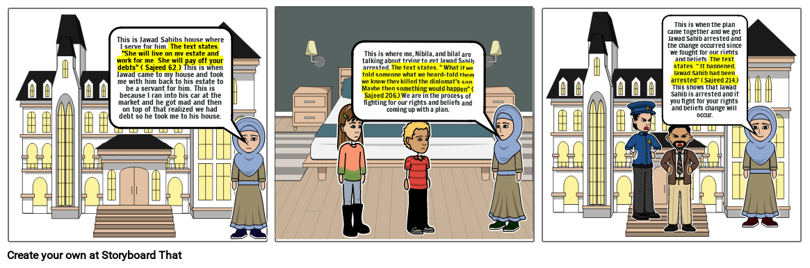 Amal unbound ELA Bakalar storyboard Storyboard