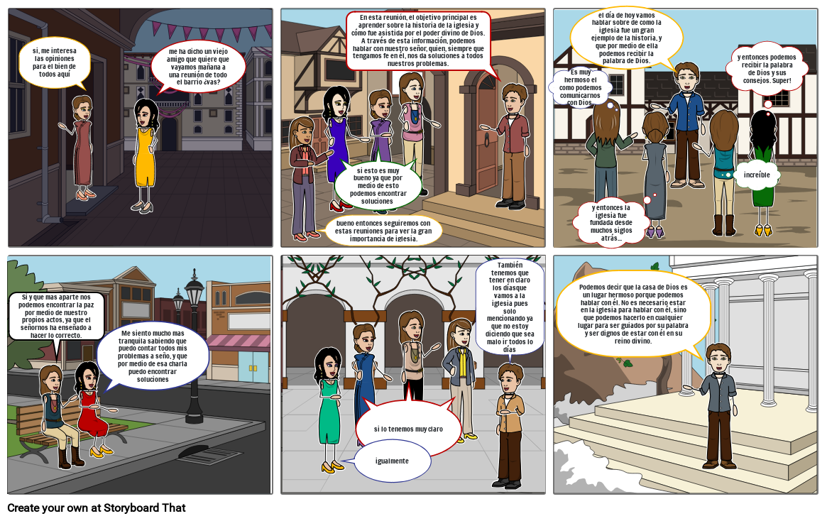 Diálogo Interreligioso Storyboard By F7fbcf61