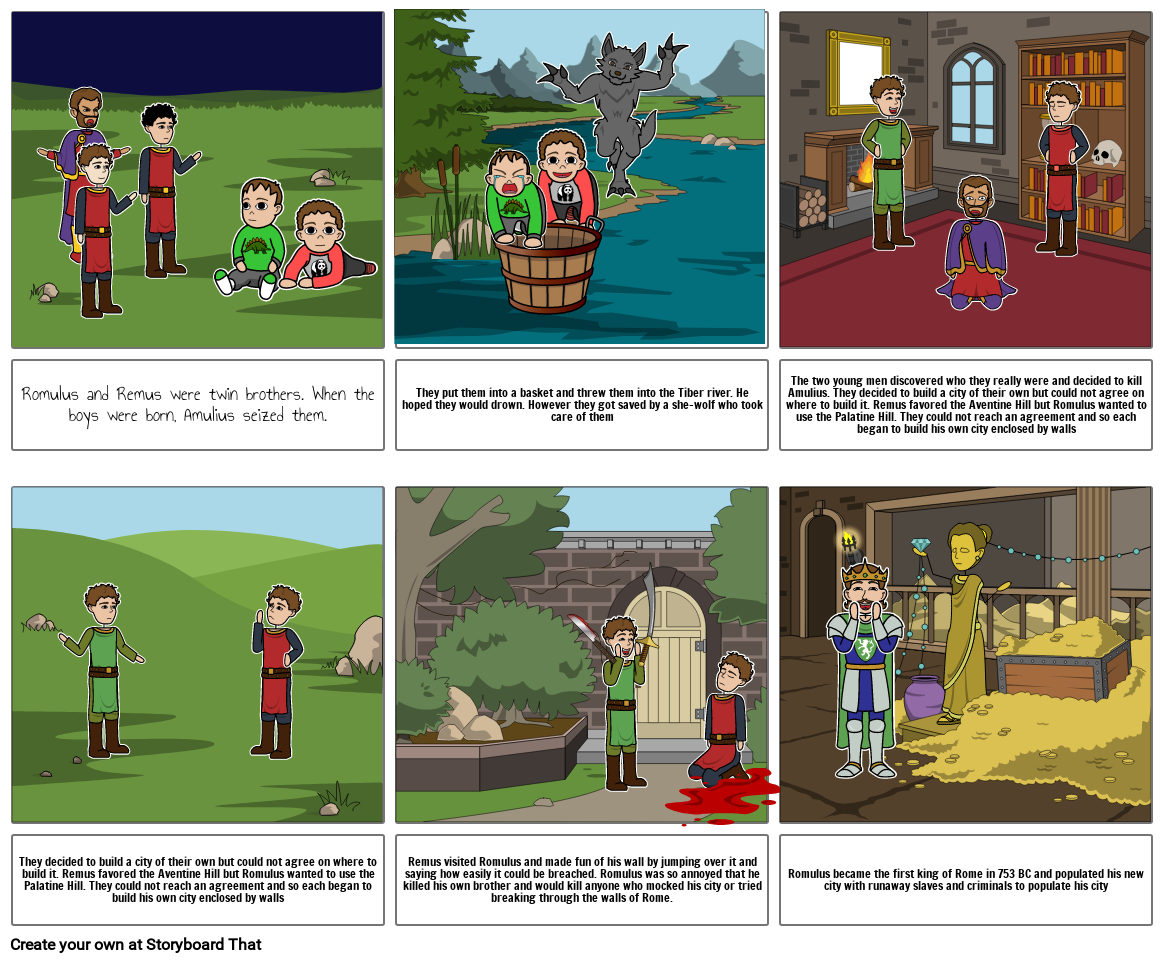 Myth Storyboard por f8132379