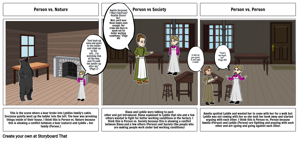 Types of Conflict in Lyddie