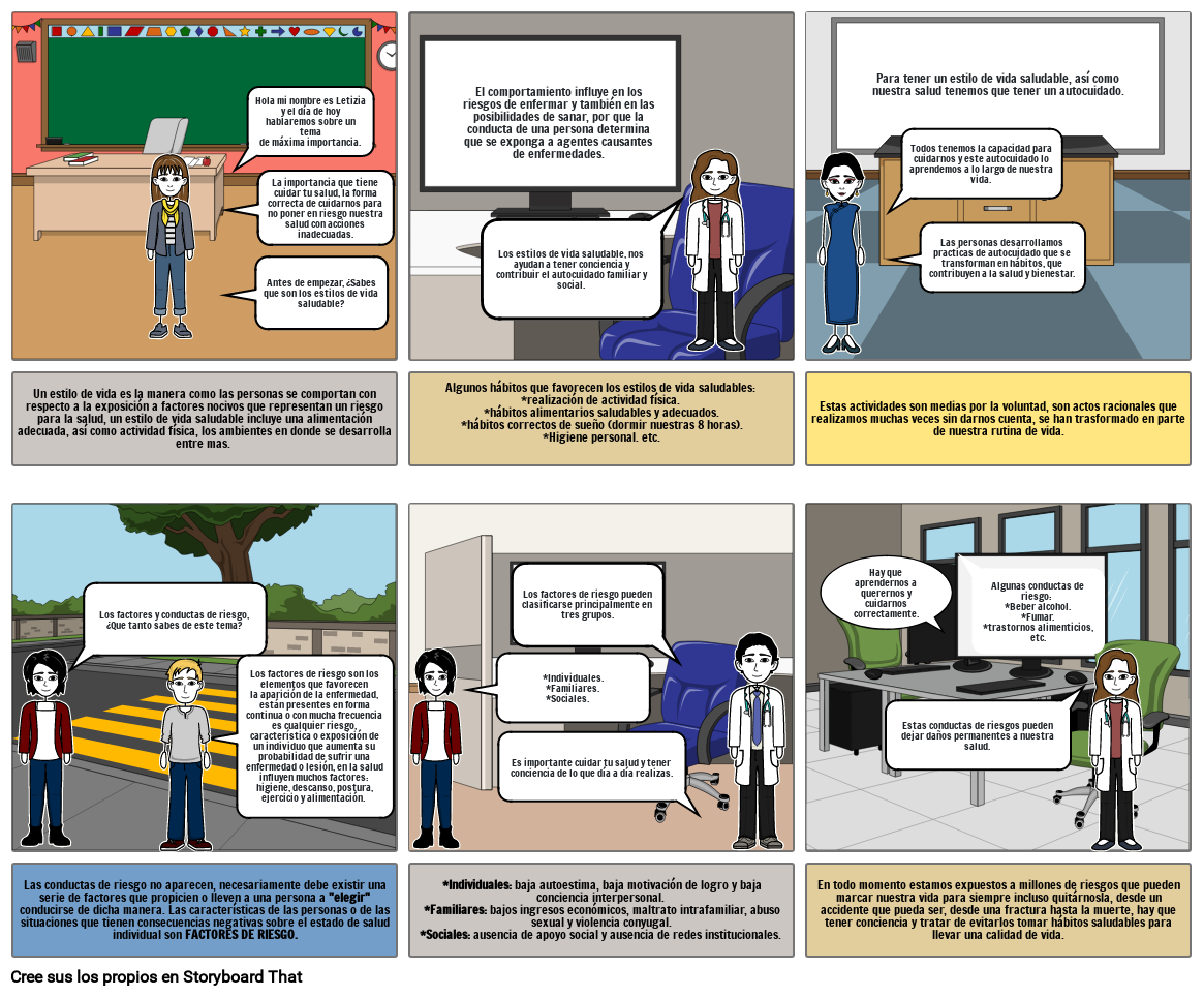 Estilos De Vida Saludable Storyboard By F92df95b 0424